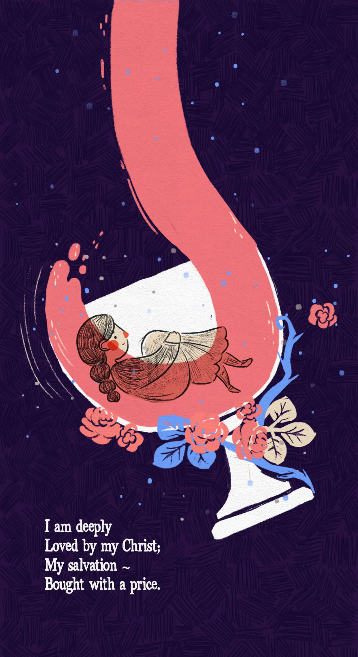 I am deeply Loved by my King; Though spared not trials My heart shall sing.