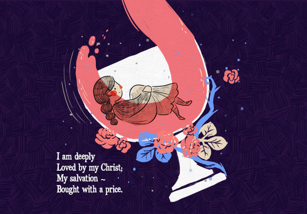 I am deeply Loved by my King; Though spared not trials My heart shall sing.